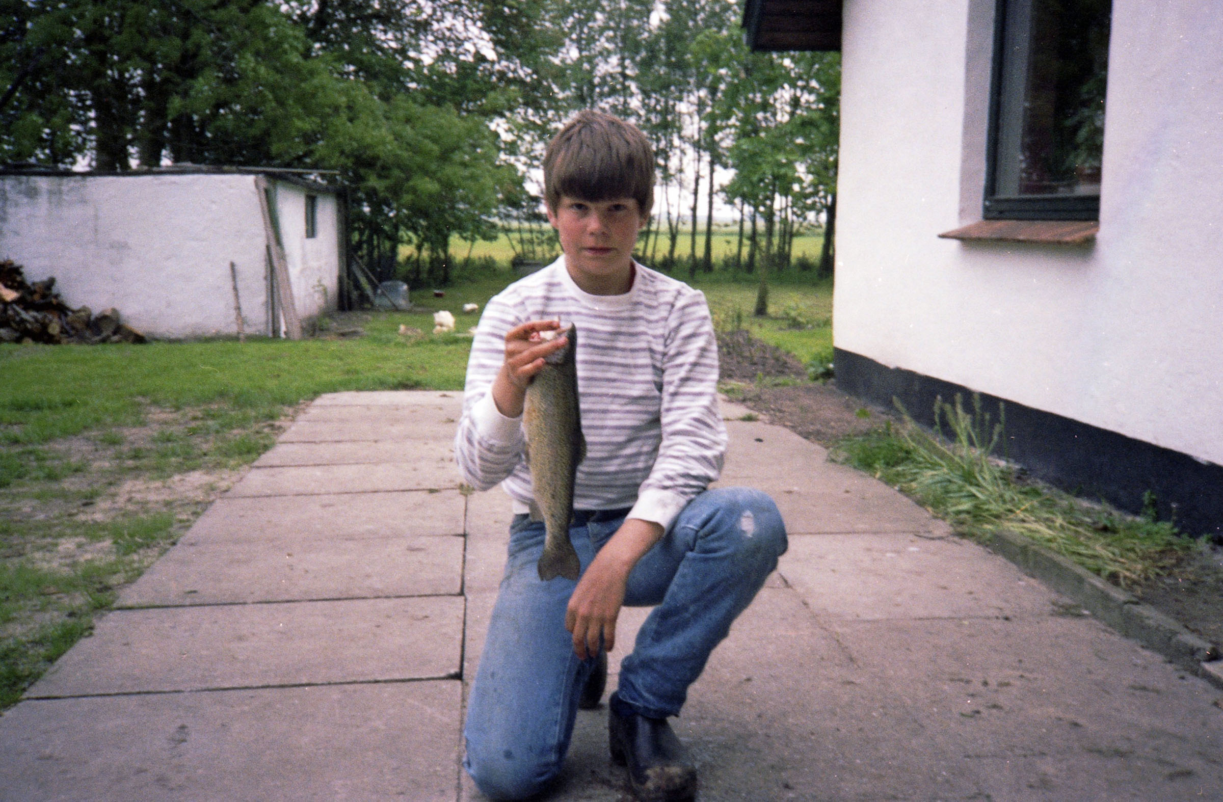 Johnny med ørred